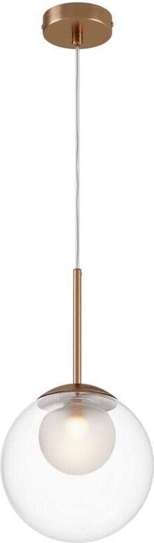 Thumbnail - Maytoni Basic Form Moderne 20cm Globe Pendelleuchte Deckenleuchte Gold 1xG9 Glasschirm