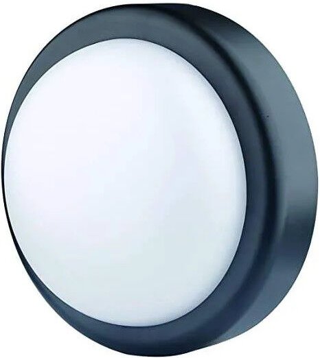 Rundes LED-Bullauge 14W , 4000K, 1000 lm , Abmessungen 200X200X100, Farbe Schwarz