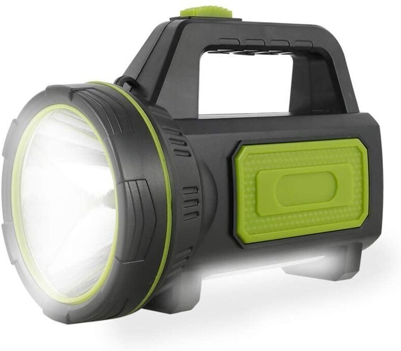 Odipie - Ultrastarke, über usb wiederaufladbare LED-Taschenlampe mit Seitenlicht, leistungsstarke, wasserdichte Taschenl...