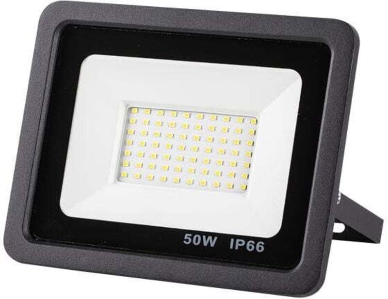 50-W-LED-Flutlicht, 5000 lm LED-Außenleuchte, Hochleistungs-LED-Strahler, 6500 K kaltweißes LED-Flutlicht, IP66 wasserdi...