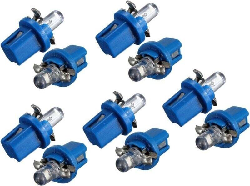 Blaue T5 LED-Lampe für Instrumententafel und Armaturenbrett mit Halterung für Fahrzeugtuning