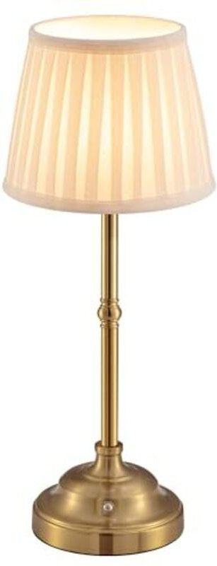 Dimmbare kabellose LED-Tischlampe – Retro-Nachttischlampe – Akku – 4000 mAh – geeignet für Innen, Außen, Bar, Wohnzimmer...