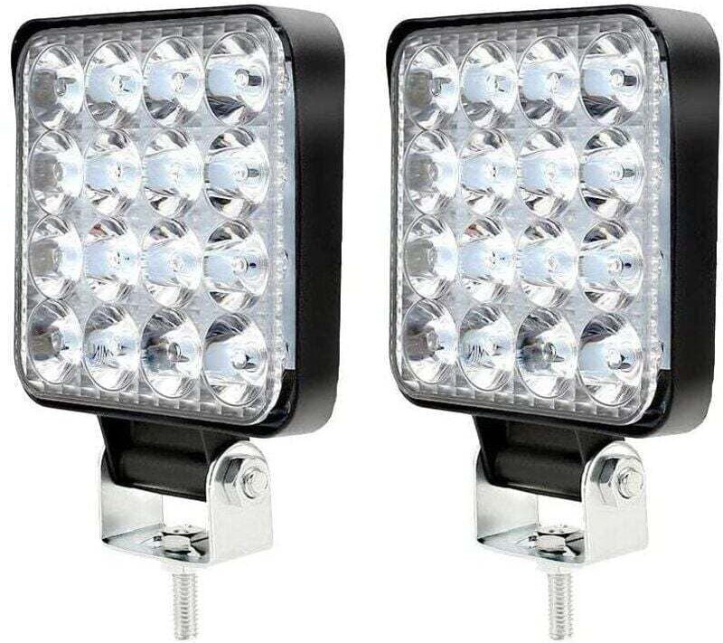 UlisemLED-Arbeitsleuchte, 12 V, 48 W, 6500 K, IP 67, wasserdicht, robuste LED-Arbeitsleuchte für Traktor, LKW, Motorrad,...