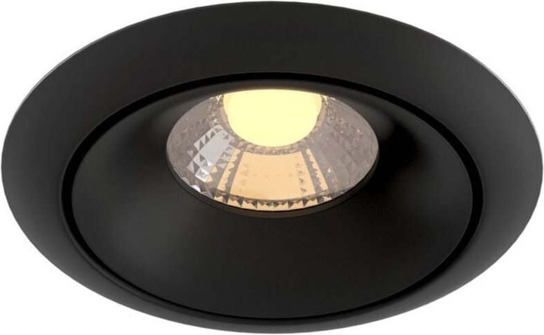 Yin Integriertes LED-Einbaudownlight Schwarz