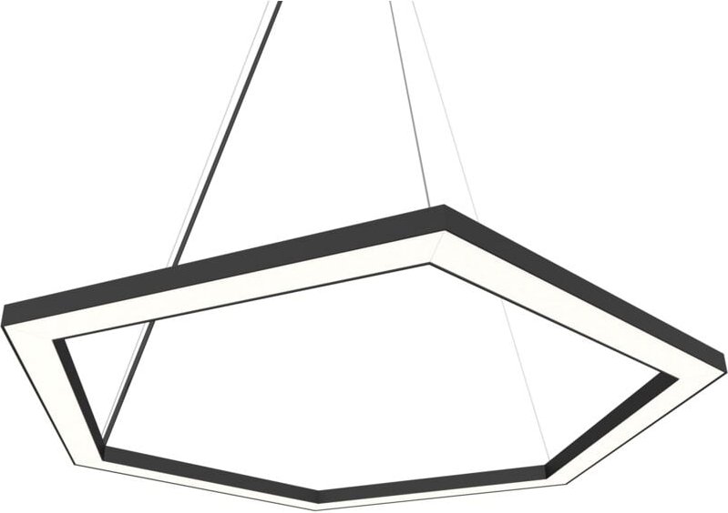 Esagono sospensione Ø60 monocolore opaco