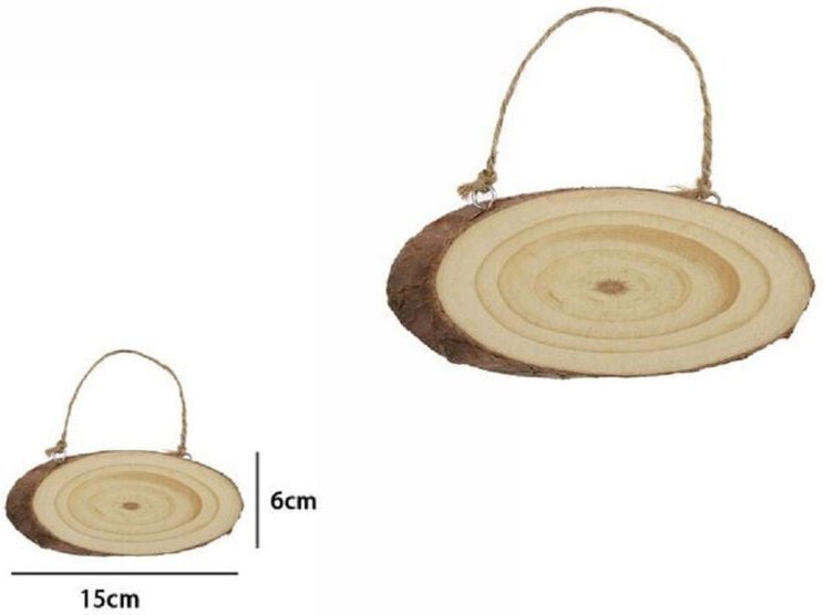 Trade Shop Traesio - Trade Shop - verfügbar naturaler legno base tronco decorative orkennung an 15X6CM 72101 -