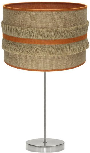 Grand natalia Tischleuchte 1xe27 nickel/satin-orange 62x30x30 cm