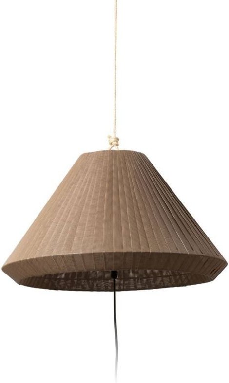 SAIGON Tragbare Lampe und Hängelampe grau/braun T70 71584-06