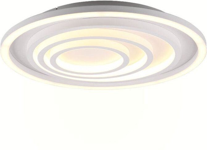 Große Deckenleuchte KAGAWA mit Fernbedienung Weiß, Ø 50cm