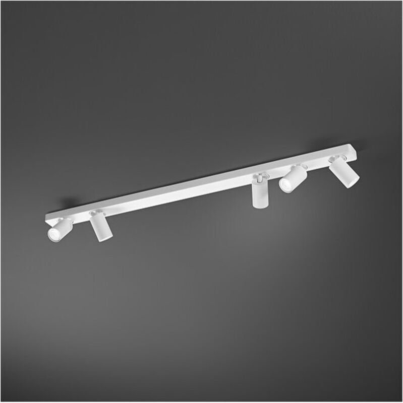 Oddy verstellbare weiße runde LED-Wandleuchte 5xGu10 Perenz