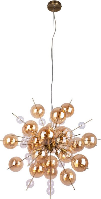 Thumbnail - Naeve EXPLOSION 65cm Kugelförmige Pendelleuchte Bernstein 10xG9