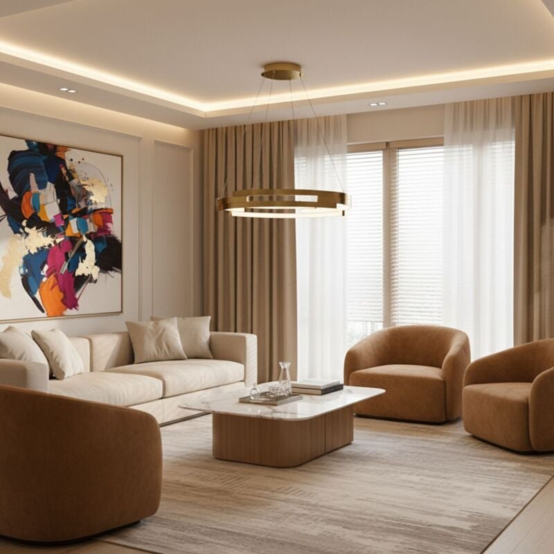 Hängeleuchte Toolight G127-Cp Gold