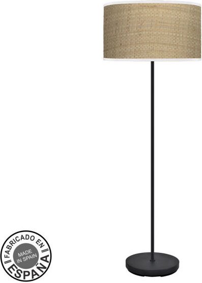 Fabrilamp - Boden De Wohnzimmer 1xE27 Schwarz Lichtstock 163x40x40cm moda