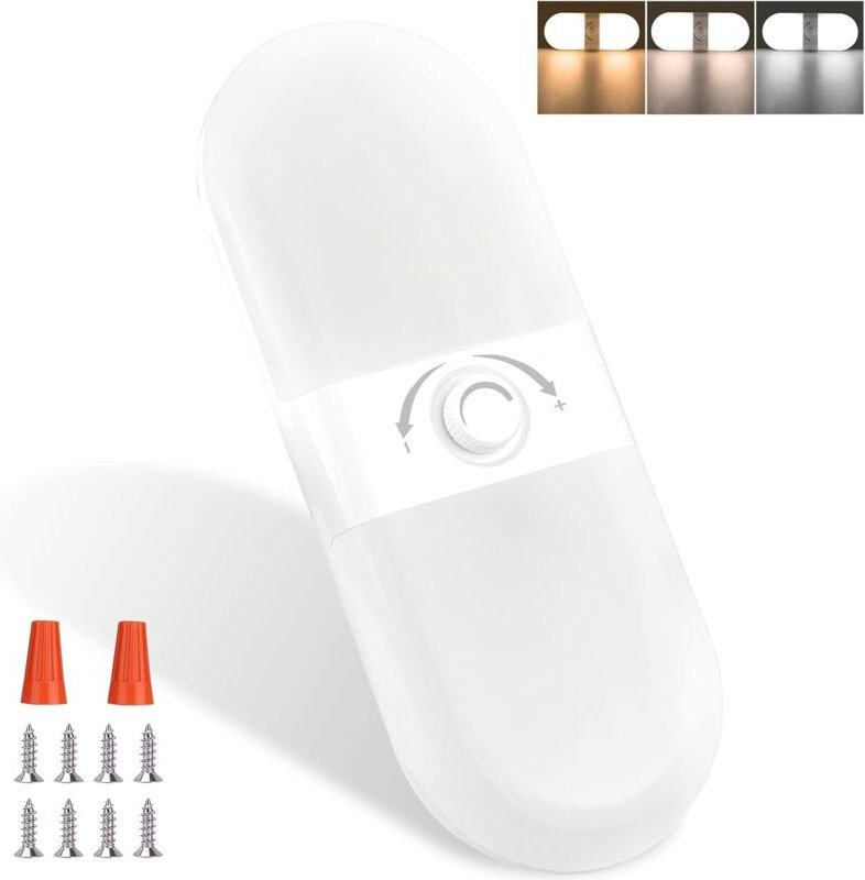 MERTTURM 180LED Auto-Innenraumleuchte, superhelle weiße LED-Deckenleuchte 12V für Wohnmobile, 1000LM 12V Lampe mit 3 Far...