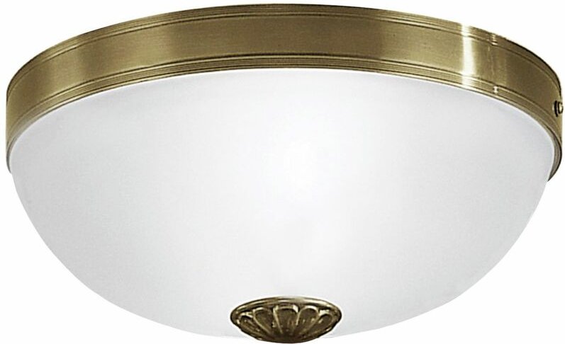 Deckenlampe Weiß E27 Glas Metall Jugendstil Deckenleuchte