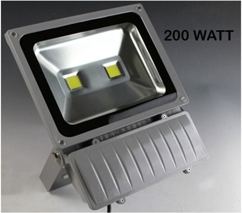 Trade Shop - schlanker led-strahler warmes licht hohe helligkeit 10W 20W 30W 50W 80W 100W IP66 -