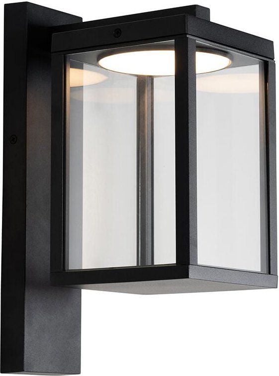Außenwandlaterne schwarz inkl. led IP54 - Ferdinand