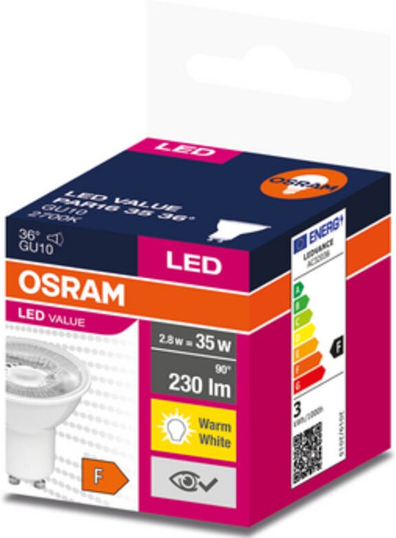 OSRAM 2,8W GU10 LED-Lampe