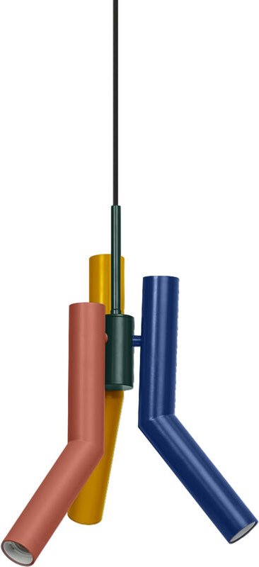 Decor Wandleuchte Straw aus mehrfarbigem Metall, mit E27 Schraubgewinden, bietet eine stilvolle Beleuchtungsoption für d...