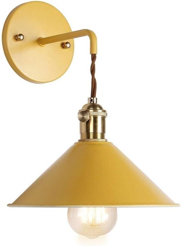 Kreative Retro-Wandleuchte im Vintage-Stil für den Innenbereich, industrielle Wandleuchte aus Eisen im Art-déco-Stil, E2...