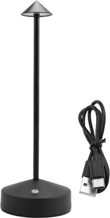 1800 MAh Wiederaufladbare LED-Tischlampe, Moderne Touch-Einstellung, Tischlampe für Schlafzimmer, Restaurant, Dekoration...