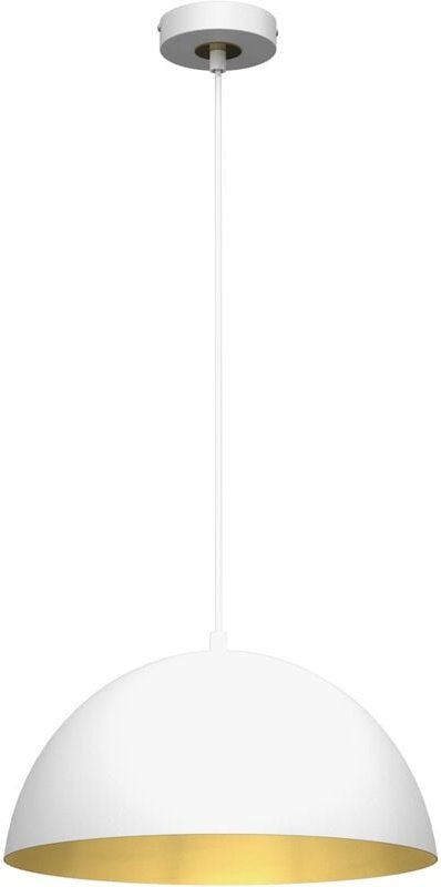 Hängelampe BETA WEISS/GOLD 1xE27 35cm