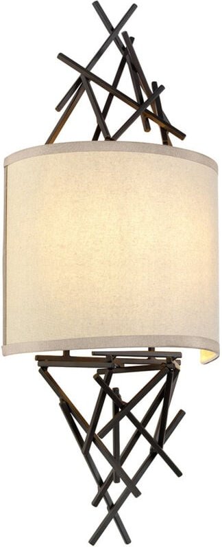 Taiko 2 Licht Wandleuchte Olde Bronze