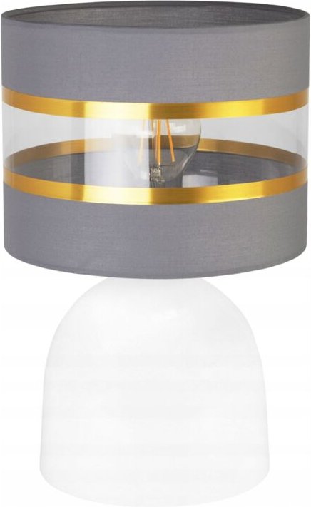 Nachttischlampe, Eleganter Goldener Lampenschirm, 20 Cm