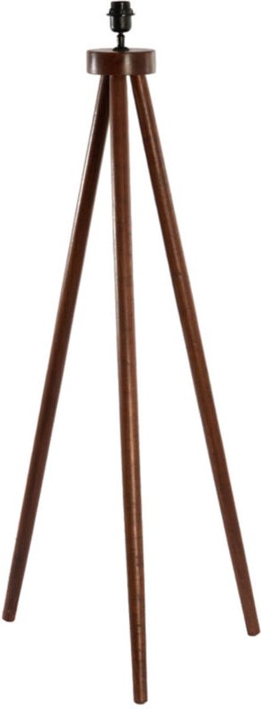 Light & Living - stehlampe - Ilias - braun - holz - einzelne