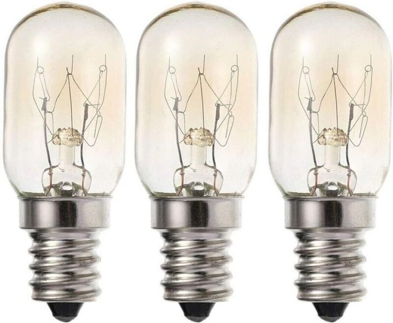 15 W E14 Kühlschrank-Glühbirne, Nähmaschinen-Glühlampe SES E14-Sockel, warmweiß, 2700 K, 220 V, Kühlschrank-Glühbirne fü...