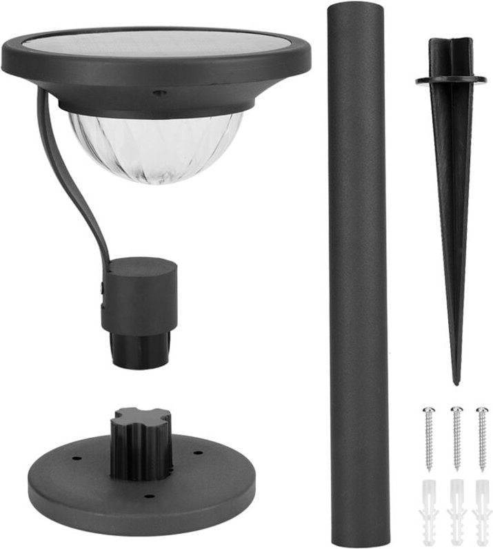 Wasserdichte, solarbetriebene Rasenleuchte für Garten, Hof und Wege