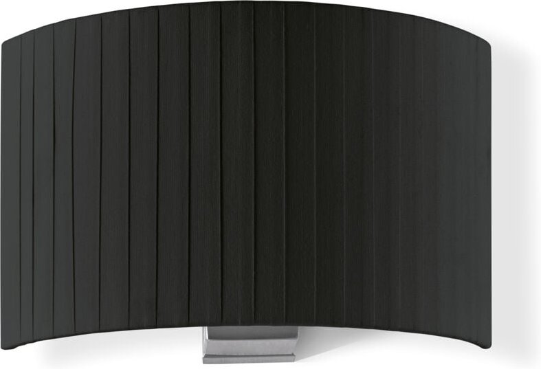 Wandleuchte Amsterdam E27 15w Geklebt Schwarz