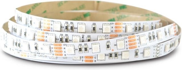 Schlauchbänder 14,4W/m - 5 Meter 60 LED ECO 6000K Kaltweiß - IP65 - 12V PU