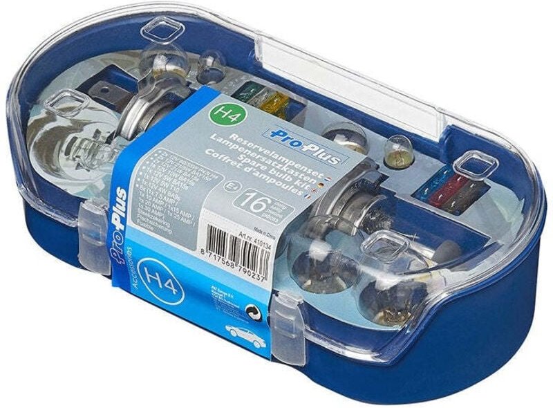 Ersatzlampen set h4 16 teilig