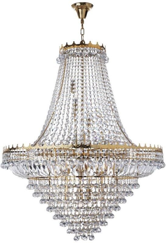 Versailles - 19 Light Chandelier Gold Finish, E14 - Searchlight