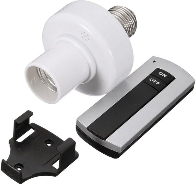 Lampenfassung mit E27 220V-Glühbirnenfassung mit drahtloser Fernbedienung