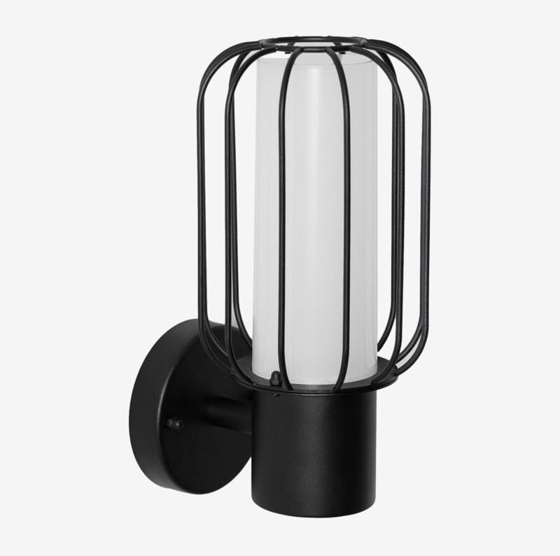 SKLUM Arveta-Außenwandleuchte aus Edelstahl Schwarz