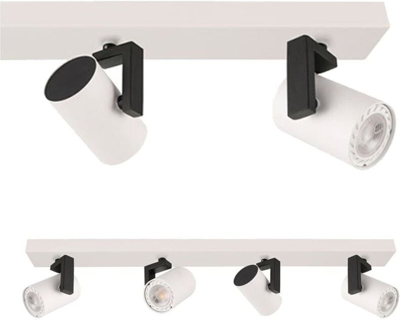 Italux - Mola Moderne 4-flammige Deckenstrahlerleiste, GU10