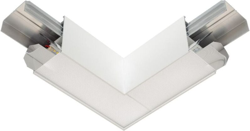 Efectoled - L-Verbindung für led Linearstrahler Turner 8W 3000K Silber Warmweiß