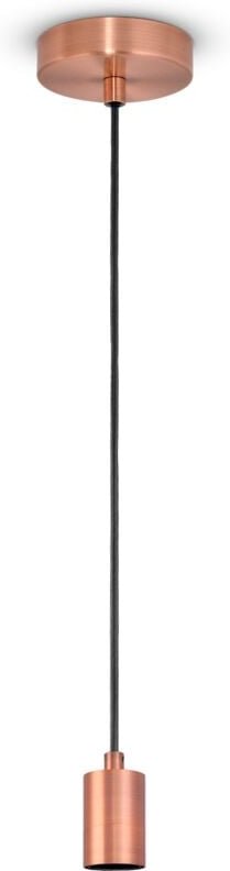 Paco Home - Deckenlampe Wohnzimmer Esszimmerlampe Pendelleuchte Esstisch Modern Hängelampe Kupfer gebürstet, 1er Pendell...