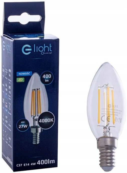 Glühkerzenbirne 4W LED E14 MILAGRO