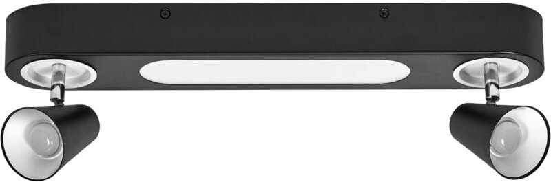 Decor spot neptune, 20W, 635lm, schwarz, Spotleuchte, verstellbare Köpfe, vielseitig anwendbar, Innenraumspot, warmweiße...