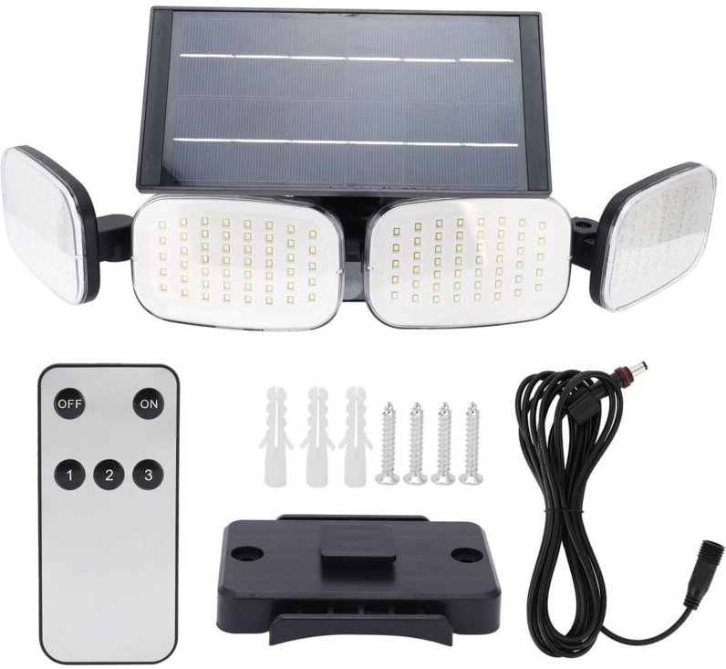 Geteilte Wandleuchte, Dual-Sensor-System, Solarstraßenleuchte mit Bewegungsmelder, geteiltes Design für Flure, Balkone, ...