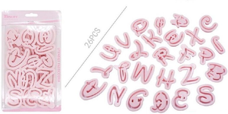 Trade Shop Traesio - Trade Shop - kit 26 stampen für cioccolatini torte pasta zucchero 99020 -