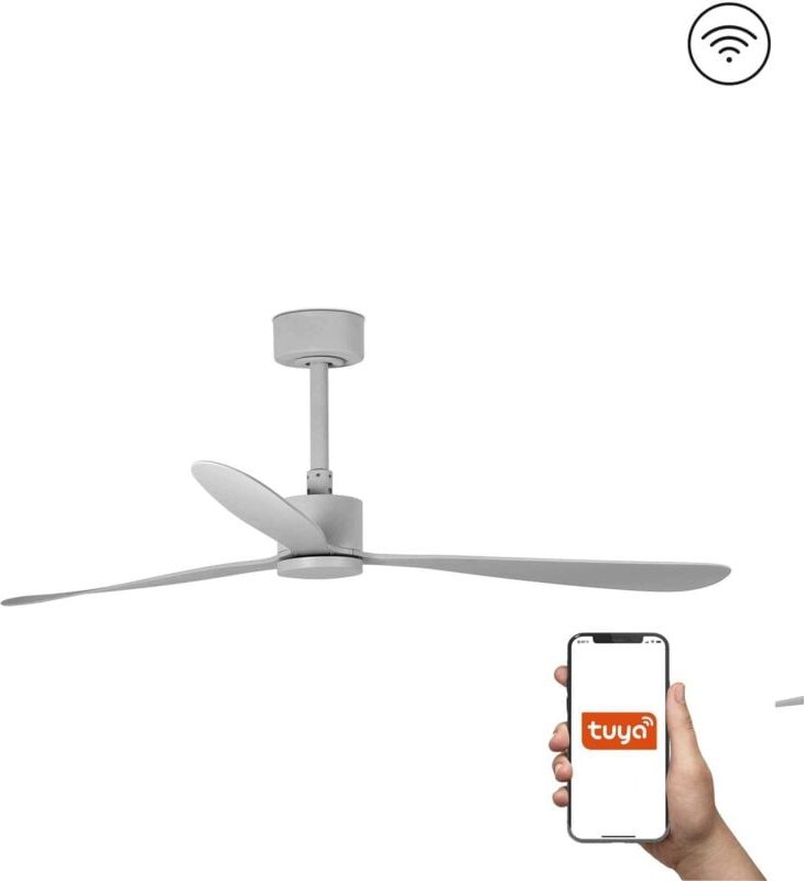 Faro Amelia Großes graues Tuya Smart System mit 3 Flügeln