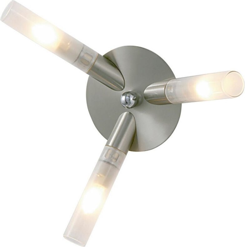 Inspired Sona Deckenleuchte, 3-flammig, G9, satiniertes Chrom