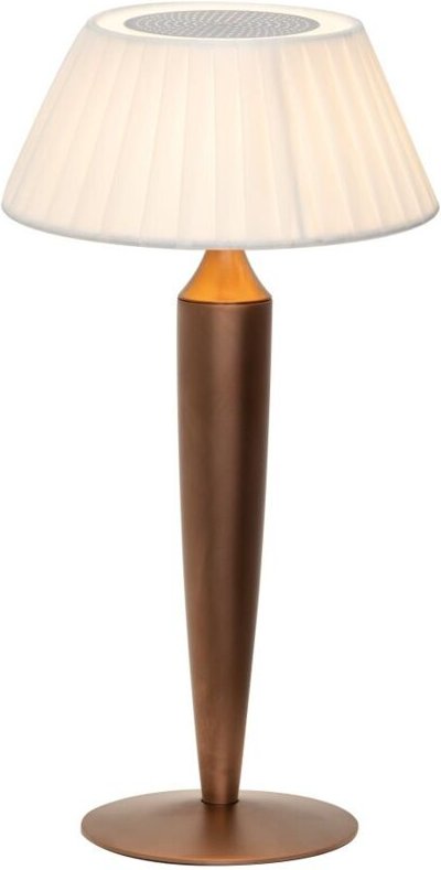 Thumbnail - Flaminia Led Touch Wiederaufladbare Tischlampe - Klassisches Design Kabellos Bronze - Zafferano