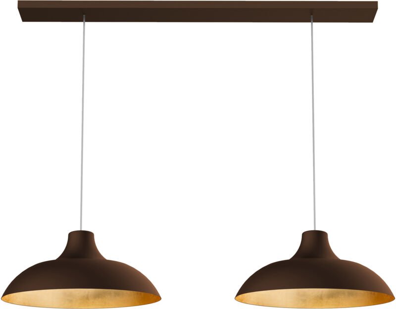 Parigina sospensione lineare corten foglia
