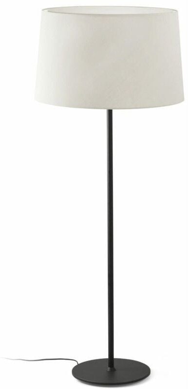 WINDSOR Stehleuchte Schwarz/Leinen 20227-152