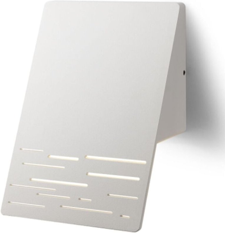 Thumbnail - Led Außenwandleuchte Glas Aluminium IP44 3000 k warmweiß 550 lm b: 15 cm Weiß eckig Modern